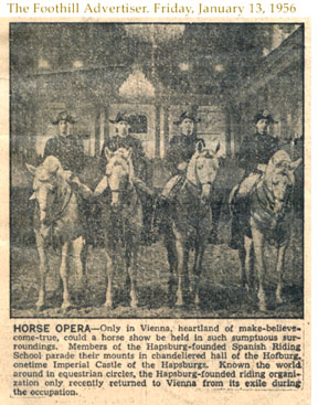 The Hapsburg Horse Opera