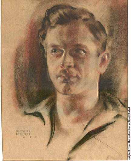 Odo B. Stade in 1922, a portrait by Russell Iredell